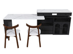 Black / 3 Pc. Table, 2 Chairs