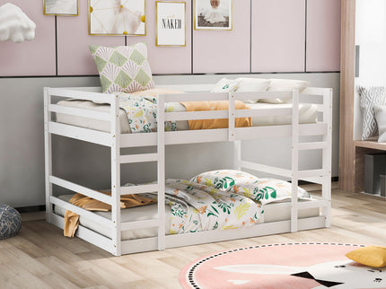 Solid Construction, Bunk Bed With Ladder