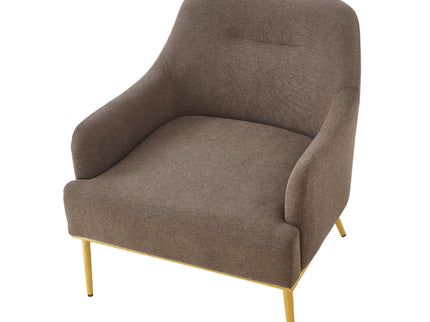 Modern Elegance Accent Chair With Curved Backrest