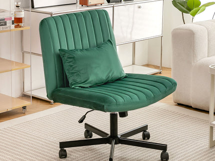Criss Cross Office Chair With Adjustable Height, Ergonomic Design