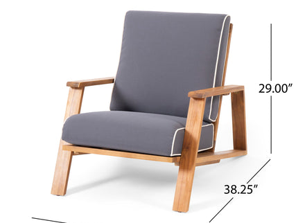 Patio Lounge Chair, Outdoor Club Chair