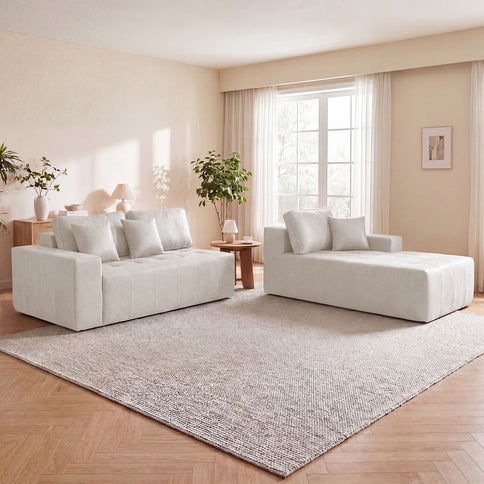 L - Shaped Corner Chaise Sofa Bed