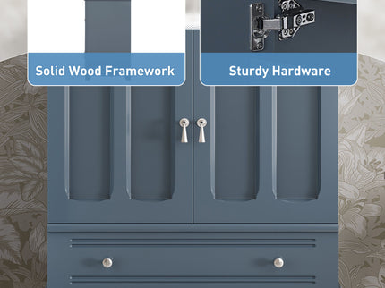 Bathroom Vanity With Sink, Cabinet With Adjustable Shelf And Drawer Divider