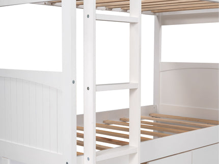 Bunk Bed With Loft And 2 Drawers
