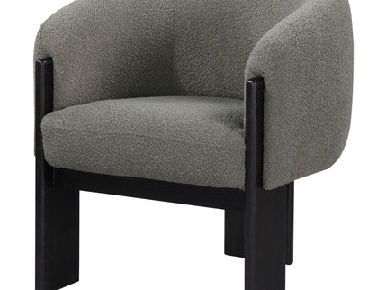 Maciel - Upholstered Barrel Back Accent Chair - Mushroom