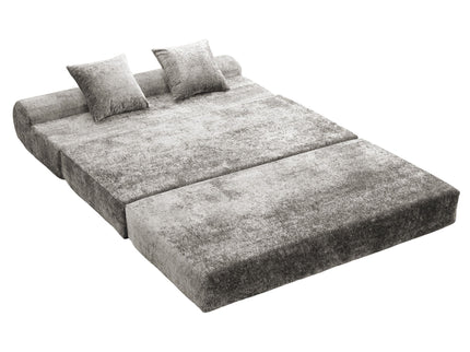 Convertible Design Sofa Bed, 2 Seater Fold Out Floor Couch