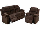 Dark Brown / 2 Pc. Sofa, Chair