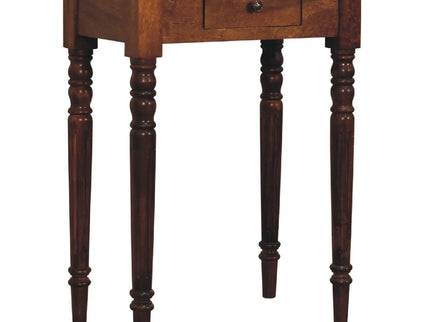 Turned Leg Writing Desk - Chestnut