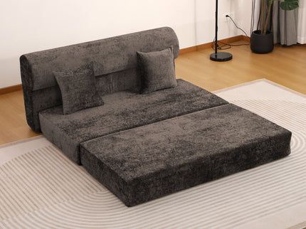 Convertible Design Sofa Bed, 2 Seater Fold Out Floor Couch