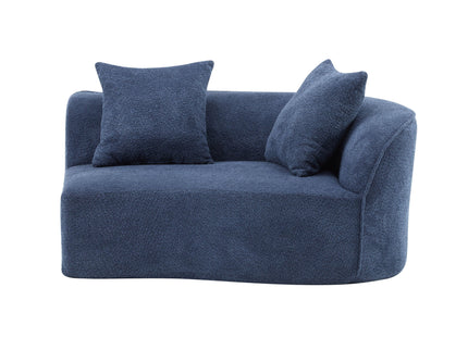Elegant Curved Sectional Sofa With Full Foam Comfort