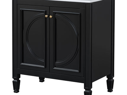 Double Sink Bathroom Vanity Set With Wall Mount Mirror Cabinet