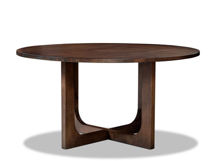 Pino - Round Dining Table - Dark Brown