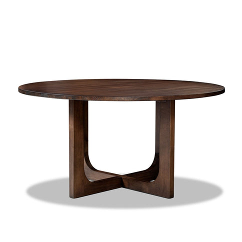 Pino - Round Dining Table - Dark Brown