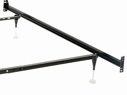 Renee - Twin / Full Bed Frame With Reinforced Center Beam And Bolt-On Construction - Black