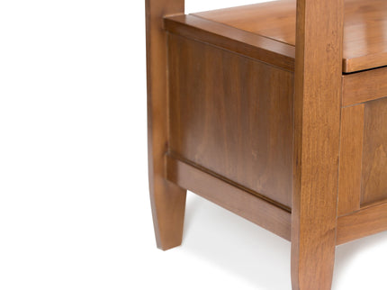 Brooklyn - Entryway Storage Bench - Medium Saddle Brown