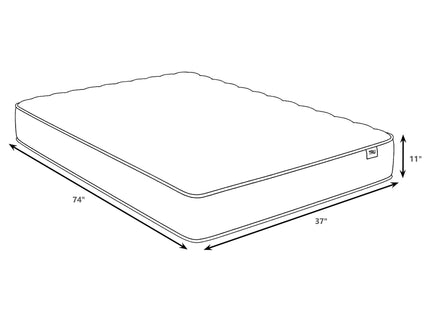Constance - 11" Tight Top Hybrid Mattress With Firm Quilt Foam And Responsive Coil Core