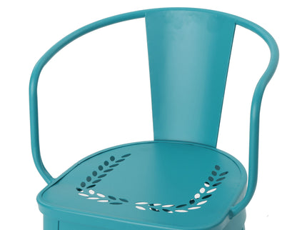 Lourdes - 3 Piece Metal Set - Teal