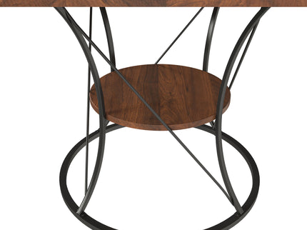Round Extendable Dining Table Set With Chairs
