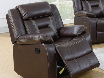 Modern Recliner With Pillow Arms And Headrest