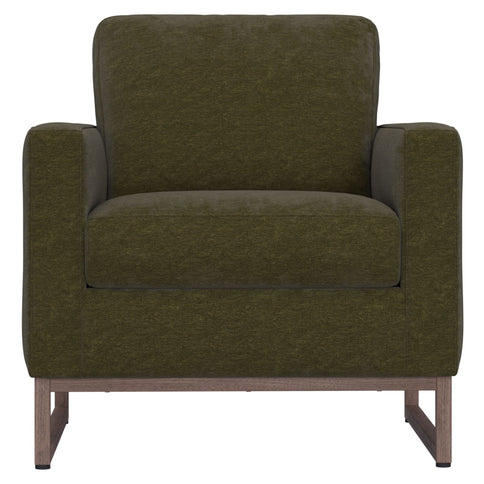 Accent Chair With Track Arm Design