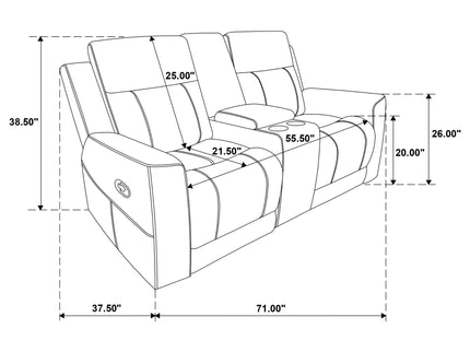 Slater - Reclining Sofa Set With Manual Recline