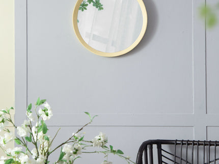 Transitional Decor Style Wall Mirror Decor With Frame For Bathroom