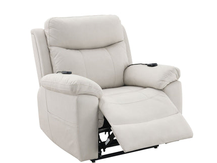 Chriki - Polished Power Motion Recliner With Lift Heating Massage Chair