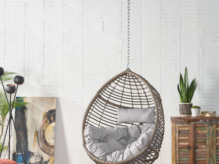 Morris Teardrop - Hanging Chair With Chain And Water Resistant Cushions