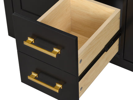 Bathroom Vanity With Sink Combo Set, Modern Bathroom Cabinet With 4 Drawers