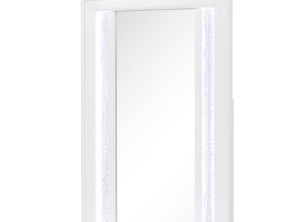 Abigale - Nightstand Top Mirror With LED Lighting (Only Mirror Top) - White