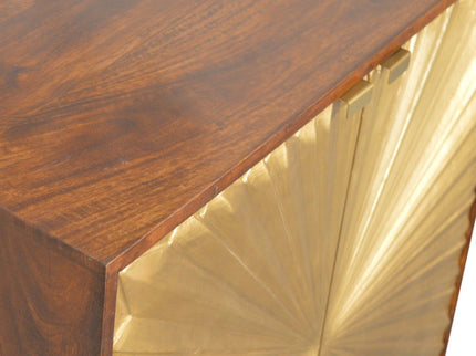 Manila - Cabinet - Gold / Brown