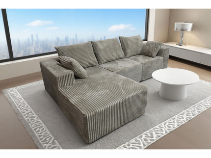 Corner Combination Sofa Sectional Couch With Soft Fabric