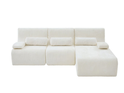 Oversized Sectional Sofa, Living Room Seating With Modular Design