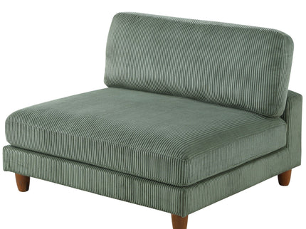 Armless Chair For Living Room - Sage