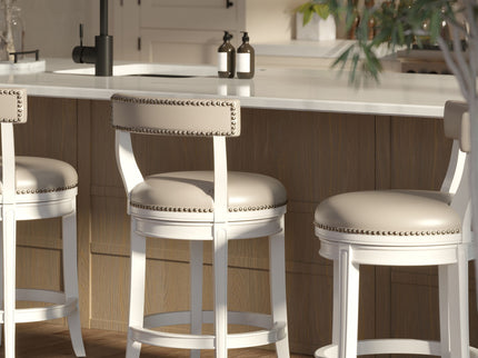 Stool & Upholstered Seat And Back