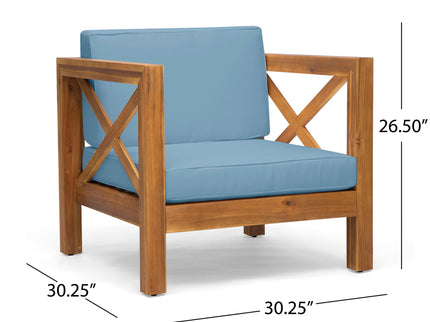 Brava - Mid - Century Modern Club Chair With Water Resistant Cushions