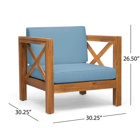 Brava - Mid - Century Modern Club Chair With Water Resistant Cushions