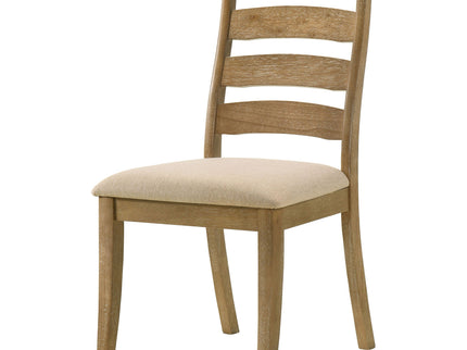 Sammy - Dining Side Chair (Set of 2) - Brown / Beige