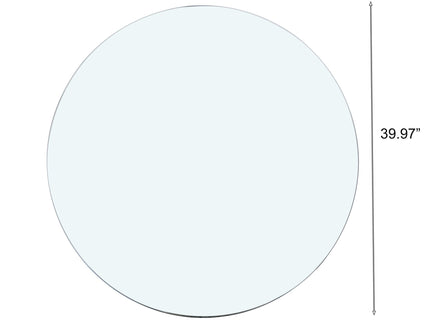 Round Tempered Glass Table Top