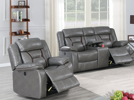 Living Room Set With Pillow Armrest And Tufted Backrest