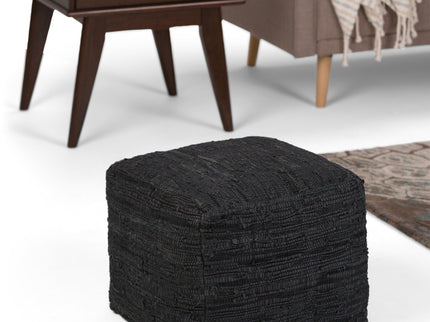 Fredrik - Handcrafted Square Pouf