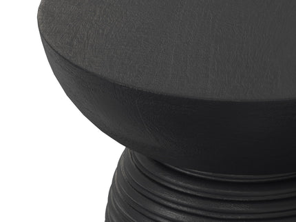Boyd - Ribbed Accent Table - Black