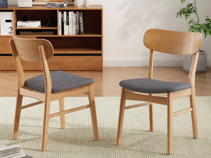 Brilliantine - Dining Chair With Cushion And Wood Frame (Set of 2)