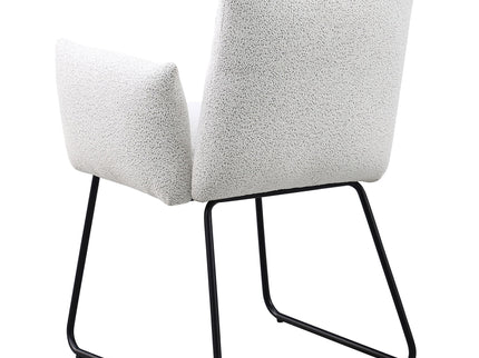 Donica - Upholstered Dining Arm Chair (Set of 2) - Light Gray