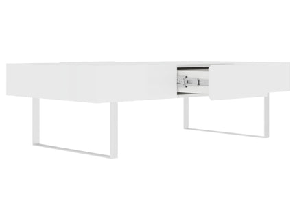 Rectangular Coffee Table With Hidden Storage