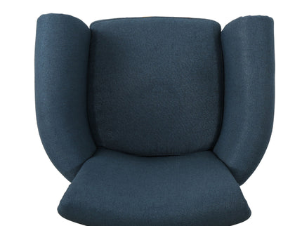 Elegant Club Chair With Nailhead Trim And Birch Wood Legs