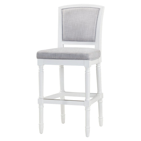 Stool With Upholstered Seat And Back