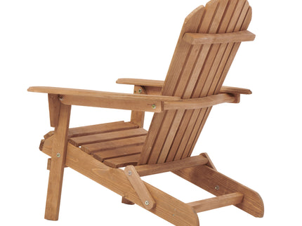 Oversize Outdoor Folding Adirondack Chair, Patio Chair For Garden