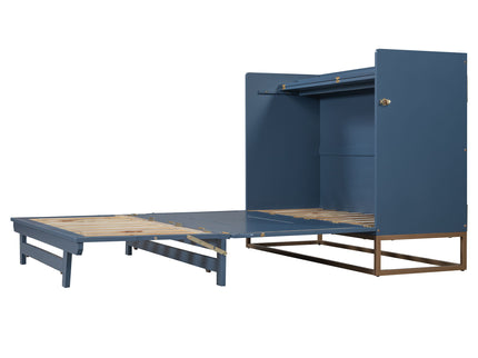 Murphy Bed With Iron Legs, Modern Design