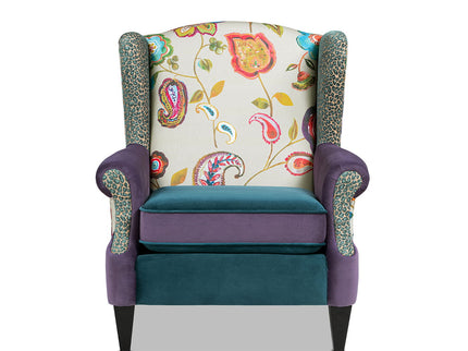 Anya - Boho Chic Wingback Accent Arm Chair